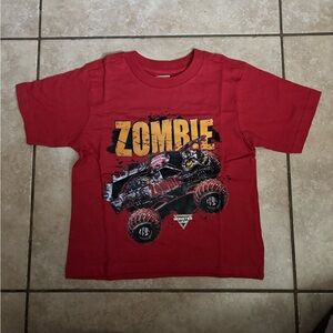 New Monster Jam Zombie Shirt 5T